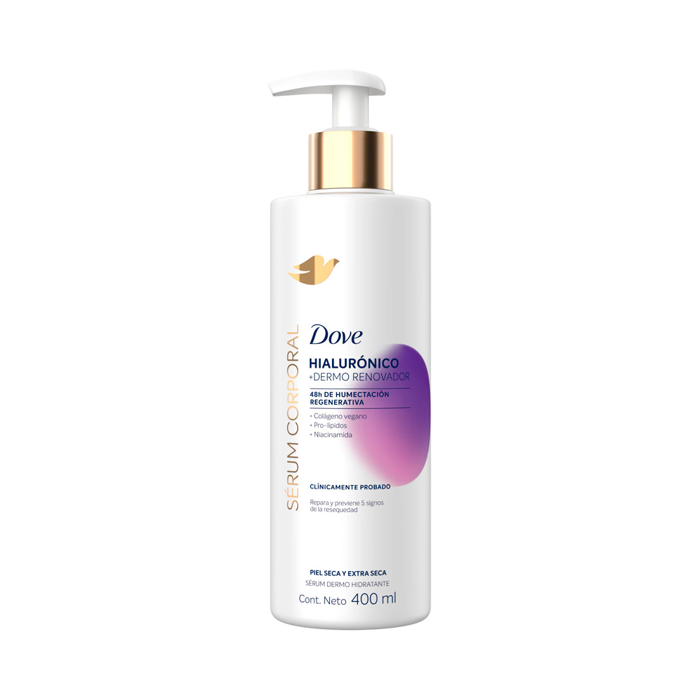 Dove serum corporal hialurónico piel extra seca x 200 ml