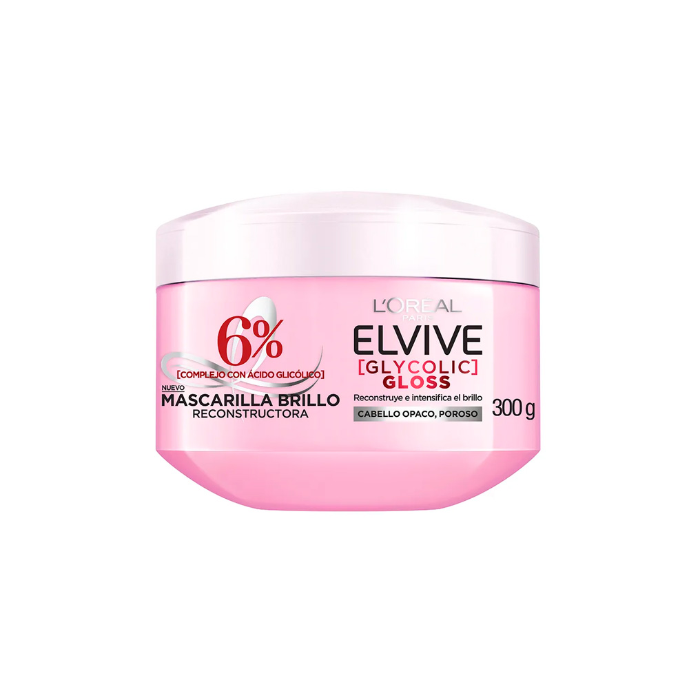 Elvive crema tratamiento Glycolic Gloss x 300 ml