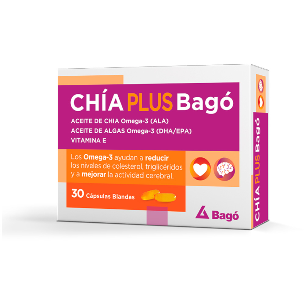 Chía Plus Bago cápsulas blandas x 30