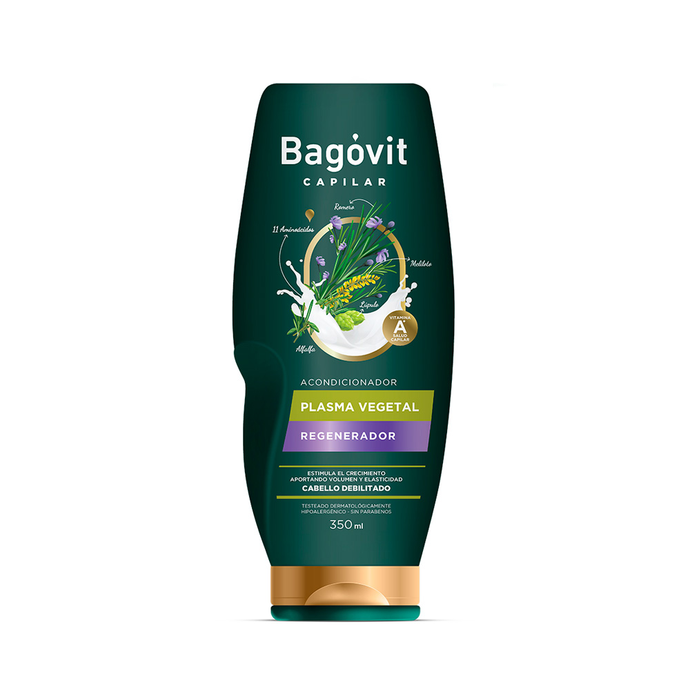 Bagovit Capilar Plasma Vegetal acondicionador x 350 ml