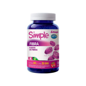 Simple Fibra pastillas de goma x 60