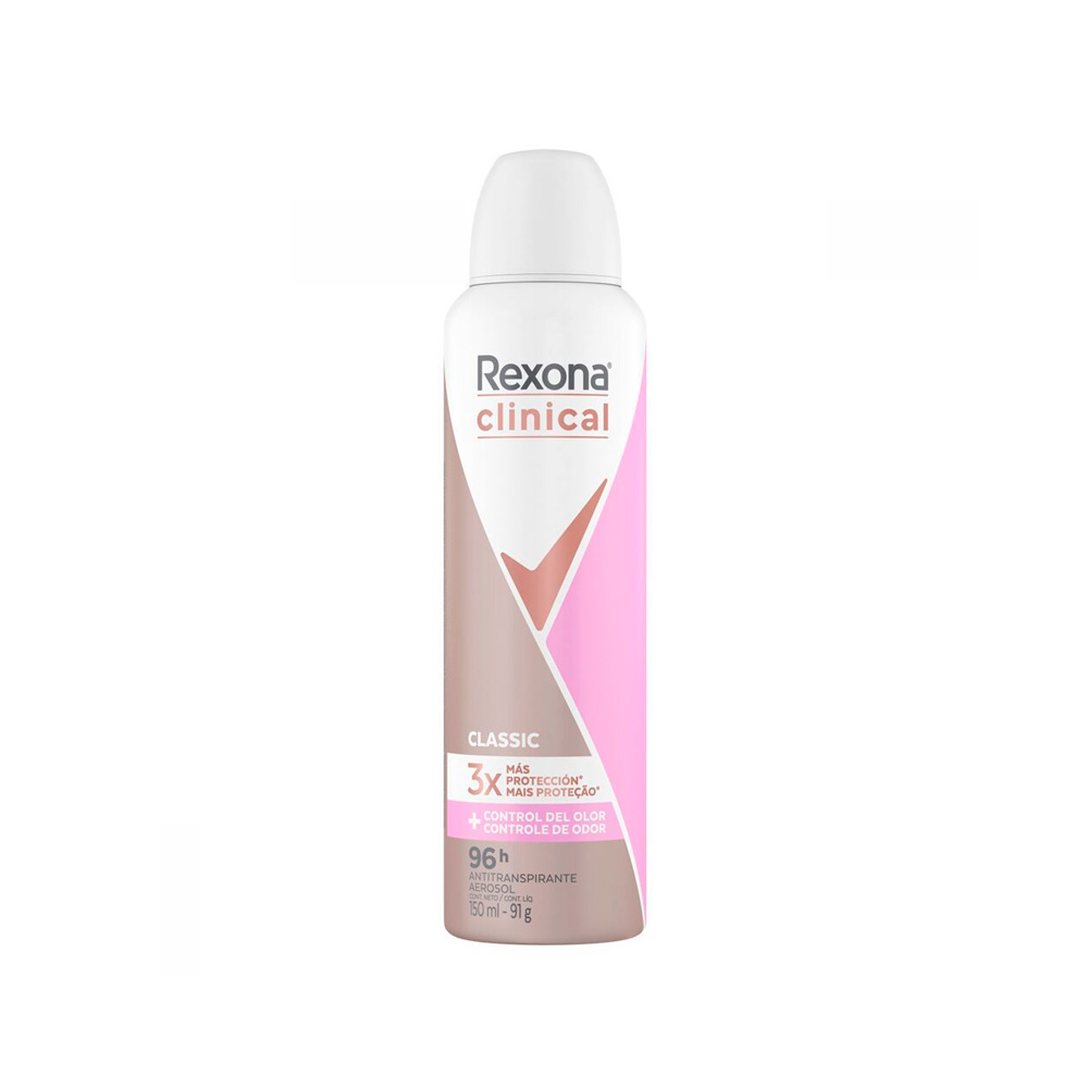 Rexona antitranspirante mujer Clinical Extra Dry 96 hs x 91 g
